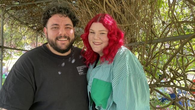 Dylan Dos Santos and Elizabeth Holden of North Parramatta.