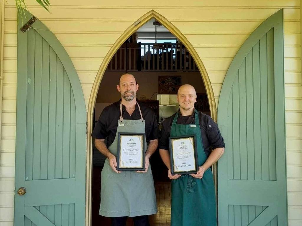 The Flackyard won Gold and Silver in the Mackay Isaac Tourism Awards 2023. Photo: Contributed