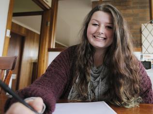 Amy Range, 17, of Mount Nelson, finished Year 11 recently and is looking for her first job. Picture: MATHEW FARRELL