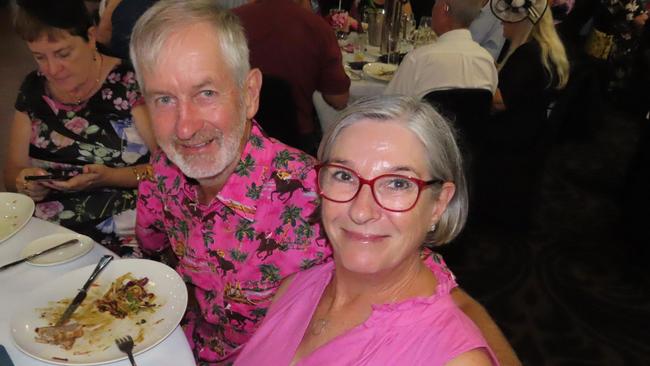 Jim and Louise Eaton at the Hervey Bay RSL Melbourne Cup luncheon.