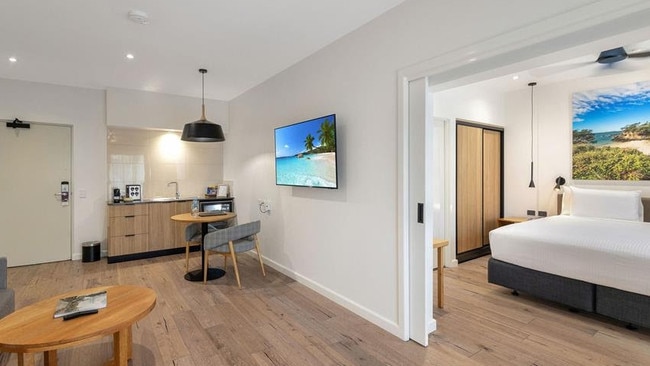 Families have been offered up to a four-night stay at Mercure Darwin Airport Resort as one of the private packages.