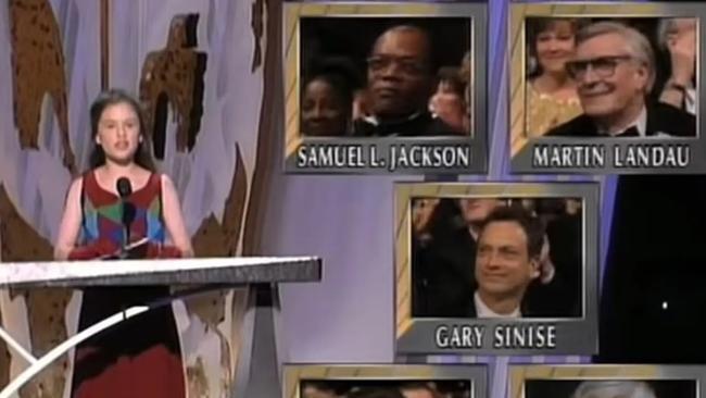 Anna Paquin presented the award for Best Supporting Actor in 1995. Picture: Academy Awards