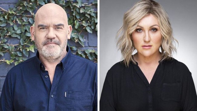 Ex-colleagues Marty Sheargold and Meshel Laurie. Photos: Supplied