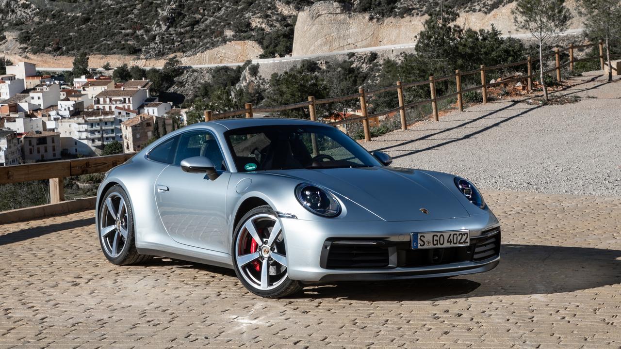 The 911 is powered by a twin-turbo six-cylinder engine. 