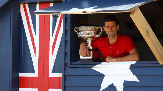 While Aussie fans see Novak Djokovic’s greatness on the court, the Serb has never been overly loved and appreciated. (Photo by Patrick HAMILTON / AFP)