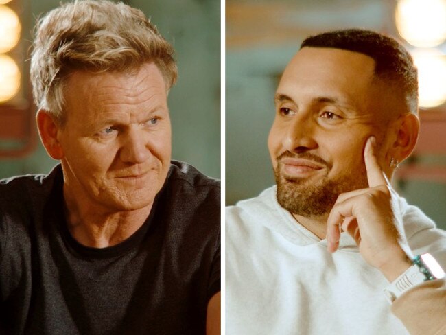 Gordon Ramsay and Nick Kyrgios