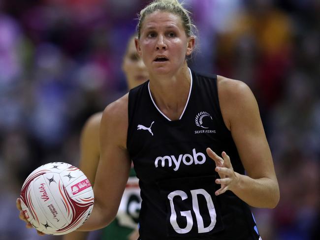 Casey Kopua playing for New Zealand in 2019. Picture: Naomi Baker/Getty Images