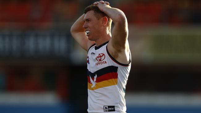 Tom Lynch won’t play for the Crows this week. Picture: Getty Images