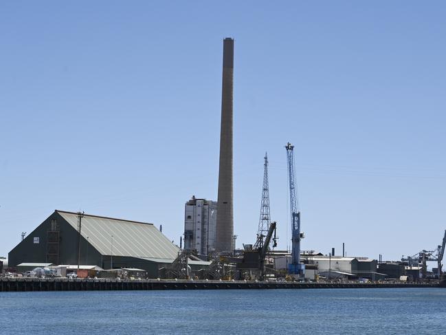 ADELAIDE, AUSTRALIA - NewsWire Photos January 7,  2021:  A general view of the lead smelter in Port Pirie. The lead smelter is an on going health concern to the residents. Picture: NCA NewsWire / David Mariuz