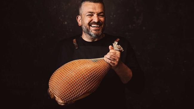 Andrew’s Choice butcher and founder Andrew Vourvahakis said pork was in good supply in the lead-up to Christmas. Picture: Supplied.