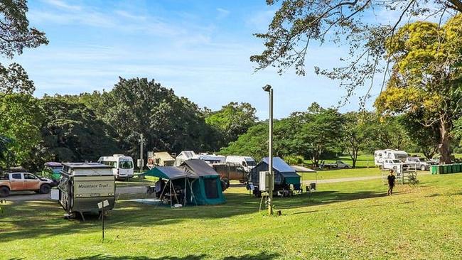 The sale includes the caravan park and camping grounds. Picture: Supplied