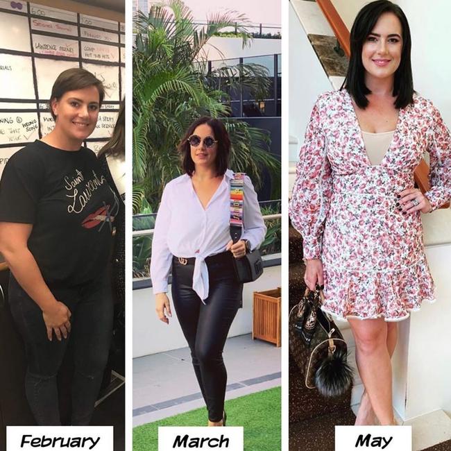 Margaux Parker has lost an incredible 15kg in three months by cutting out coffee, unhealthy snacks and eating three meals a day.