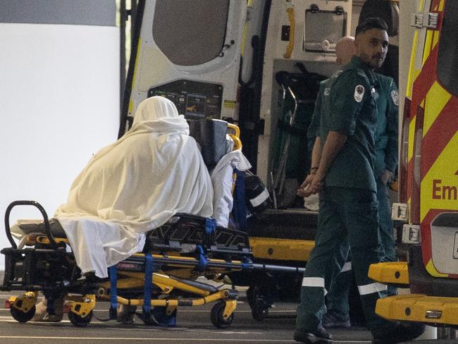 August 19, 2024: Ambulance parked at the Queen Elizabeth Hospital at Woodville. Picture: Kelly Barnes