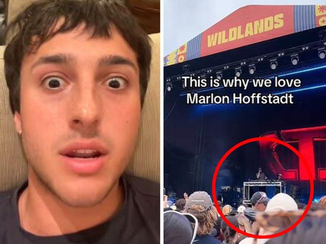 The German DJ was forced to stop his set due to 'rowdy' behaviour. Picture: Supplied