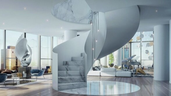 An artist’s impression of the $23m penthouse. Picture: Supplied