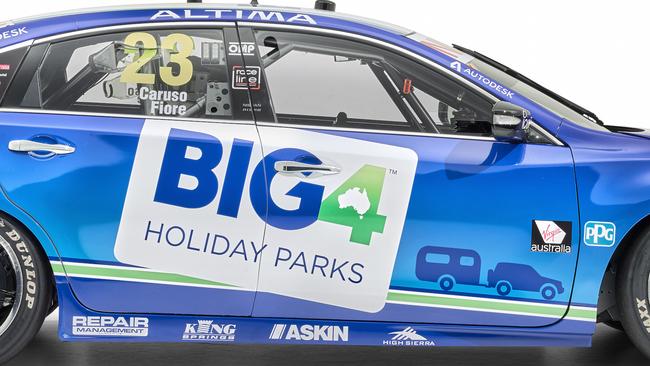 Michael Caruso and Dean Fiore's new BIG4 Holiday Parks livery for the Bathurst 1000.