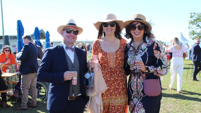 POP UP POLO BUNDABERG 2021: Craig, Shannen and Hannah at the polo.