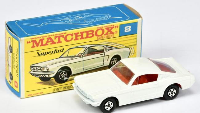 This Ford Mustang Matchbox car sold for more than $4000. Source: Vectis Auctions.