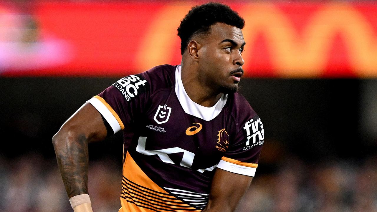 Ezra Mam of the Brisbane Broncos. (Photo by Bradley Kanaris/Getty Images)