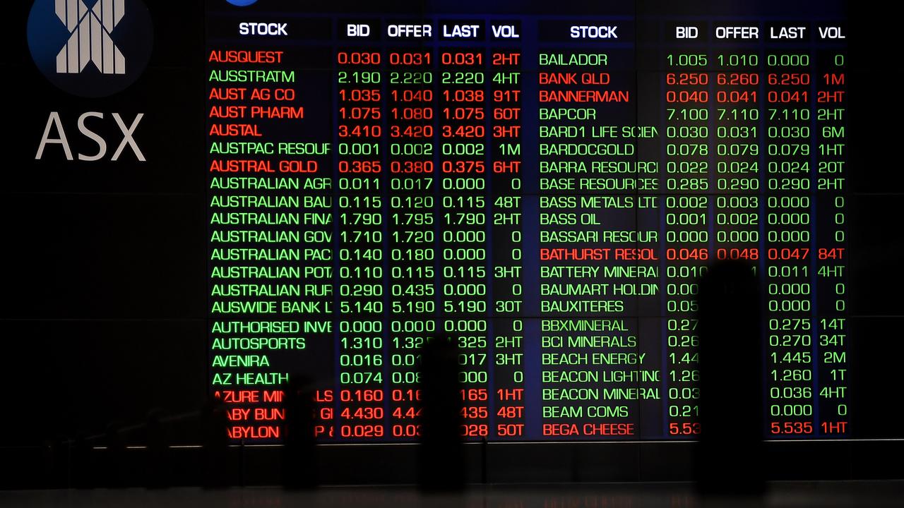 The Australian share market has ended the day lower. Picture: NCA NewsWire/Joel Carrett