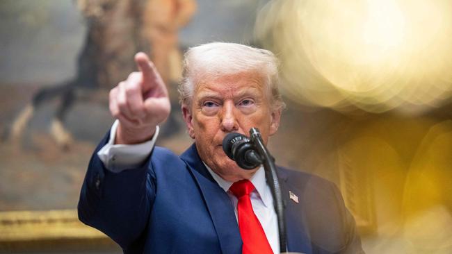 US President Donald Trump has come good on his threat of global tariffs within just months of taking office. Photo by Roberto Schmidt / AFP