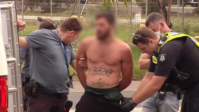 The man has been denied bail over the alleged road rage incident. Picture: 9 News