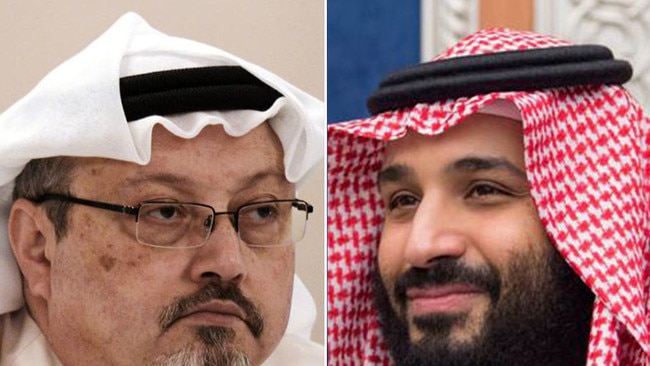 Jamal Kashoggi and Crown Prince Salman.