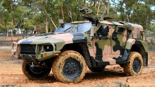 The Hawkei Protected Mobility Vehicle – Light is designed and manufactured in Bendigo. Photo: Thales