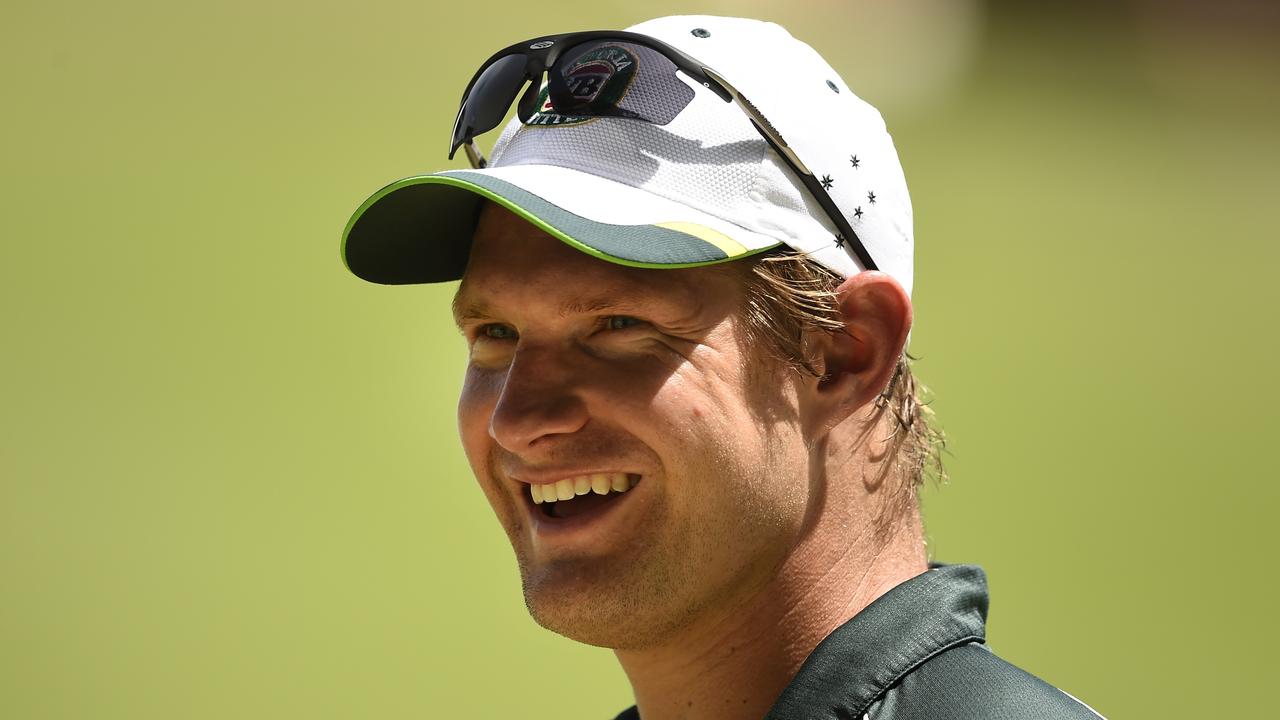 Australia's Shane Watson during a training session, before the second cricket Test between Australia and the West Indies, June 10, 2015 at Sabina Park in Kingston, Jamaica. AFP PHOTO / ROBYN BECK