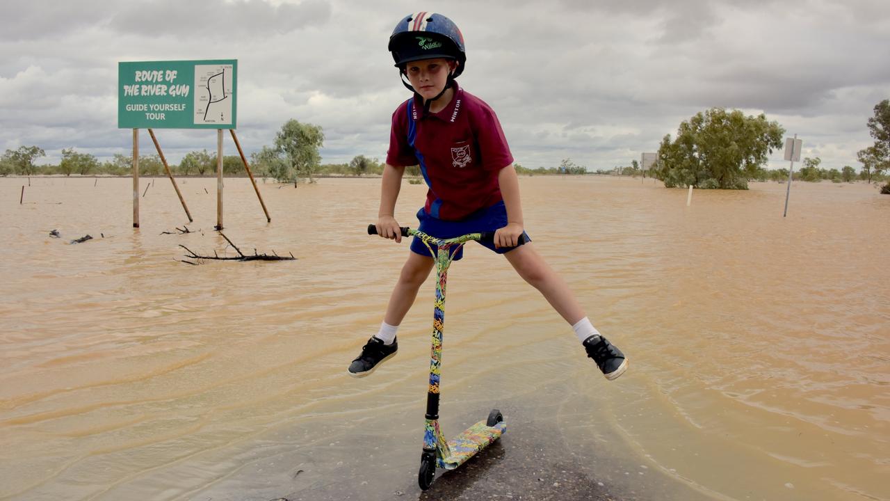 Ethan Cox from Warrnambool Station, 80km southwest of Winton. Picture: John Elliott