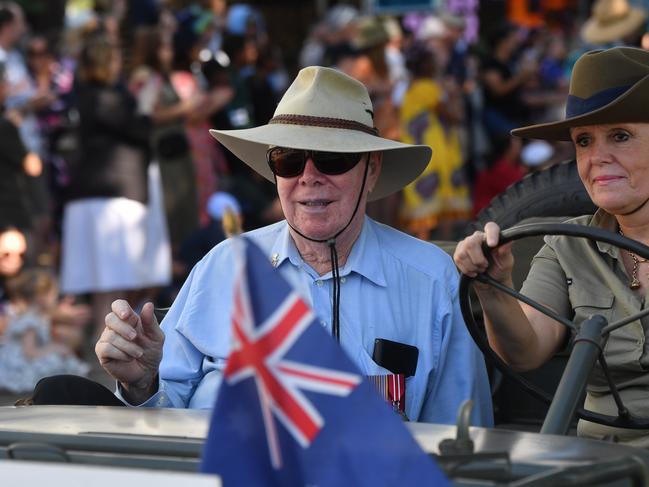 Anzac Day 2025. Strand parade in Townsville. Picture: Evan Morgan