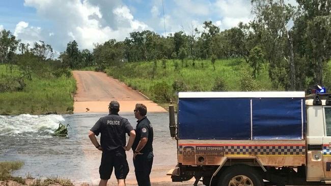 Three people are dead after being trapped inside a vehicle that was swept away in floodwaters in the Moyle River, NT.