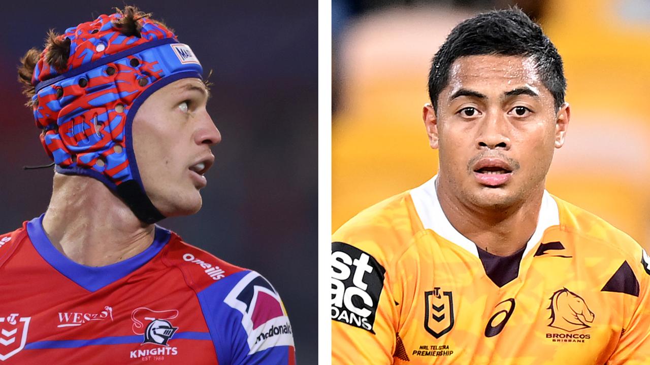 Kalyn Ponga and Anthony Milford.