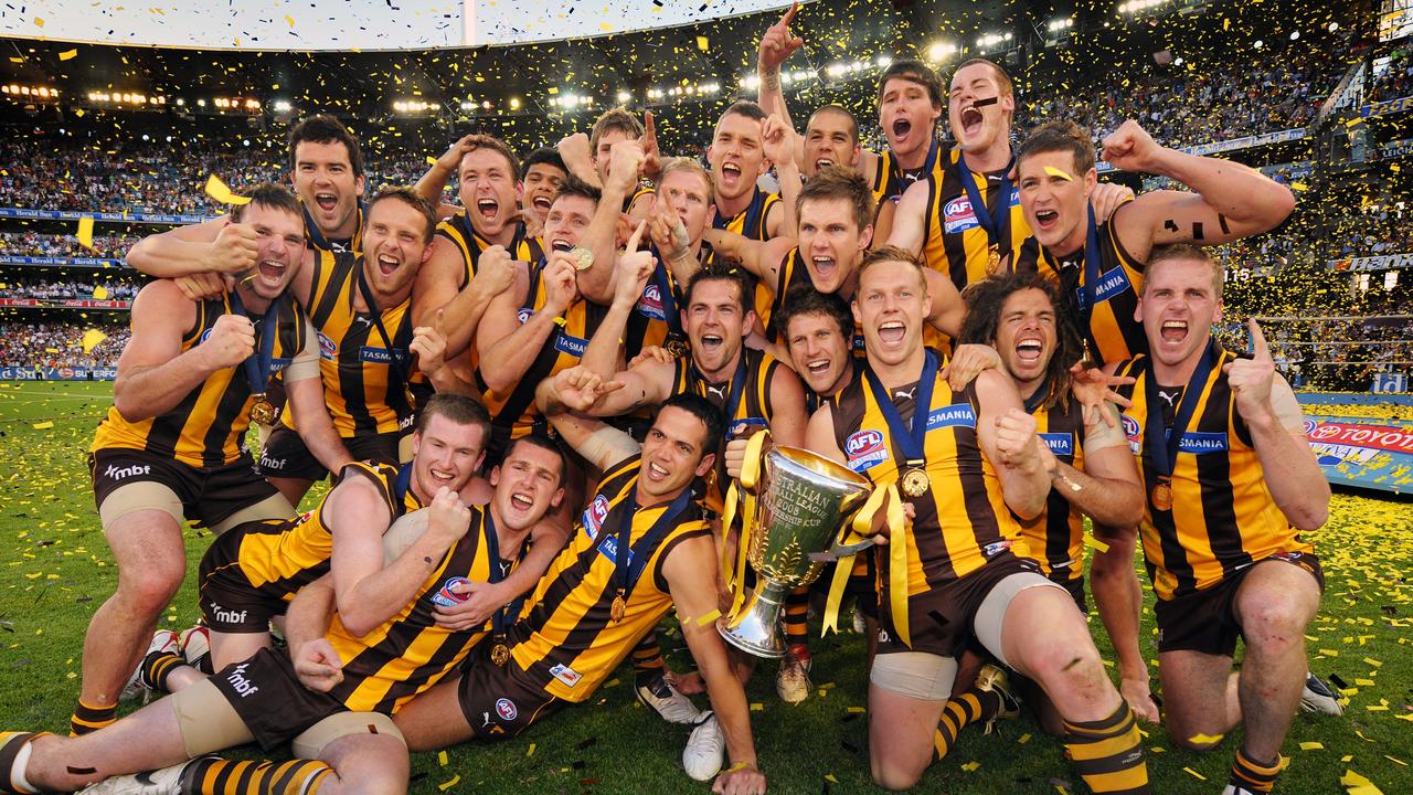 The 2008 Hawthorn premiership side.