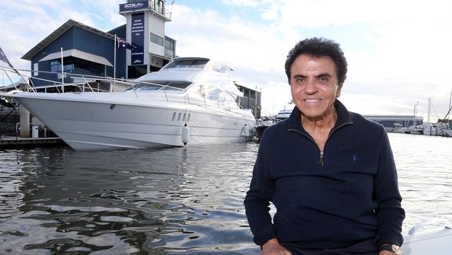 Hairdressing mogul Stefan Ackerie at the Gold Coast City Marina. Picture by Richard Gosling