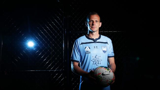 New Sydney FC skipper Alex Wilkinson says the A-League must celebrate its premiers better Picture: Getty Images