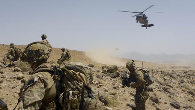 Special Forces soldiers in Afghanistan.