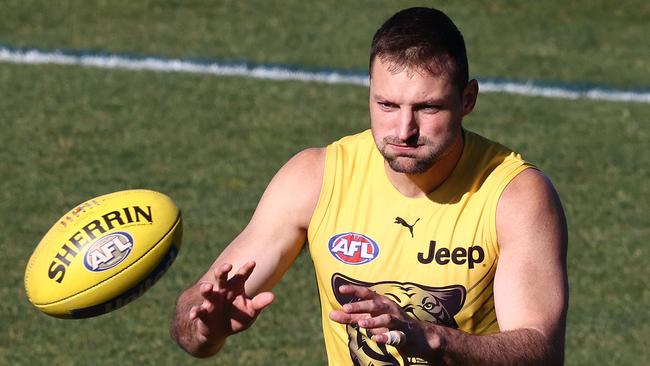 Toby Nankervis has been in fine form for the Tigers. Picture: Michael Klein