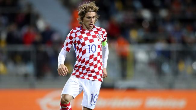 Real Madrid midfielder Luka Modric is key for Croatia.