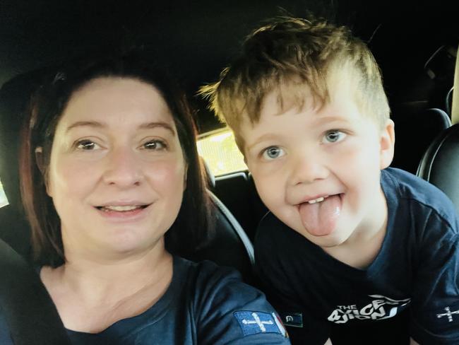 Emma O'Brien, pictured with son Arlo, started a petition that saved PCYC after-care services. Supplied: Emma O'Brien