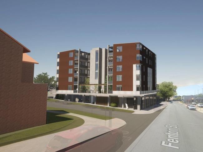 A 3D render of what a proposed social housing project in Devonport could look like once complete. Picture: Supplied.