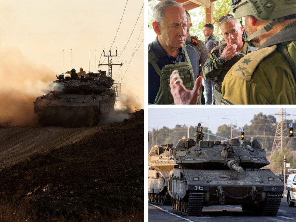 Israeli troops and tanks have been amassed near the border early this morning amid fears a full-scale ground invasion is looming.