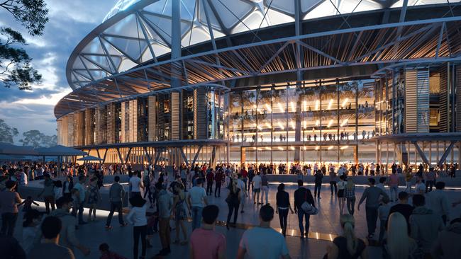 Renders of new plans for MCG Southern Stand redevelopment Picture: Supplied