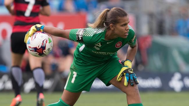 Eighteen-year-old Wanderers goalkeeper Jada Whyman