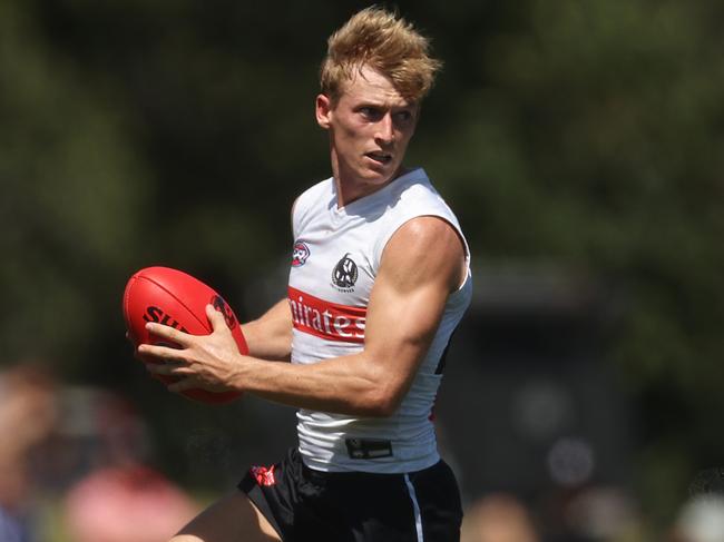 Joe Richards is another mature-age Collingwood success story. Picture: Daniel Pockett/Getty Images