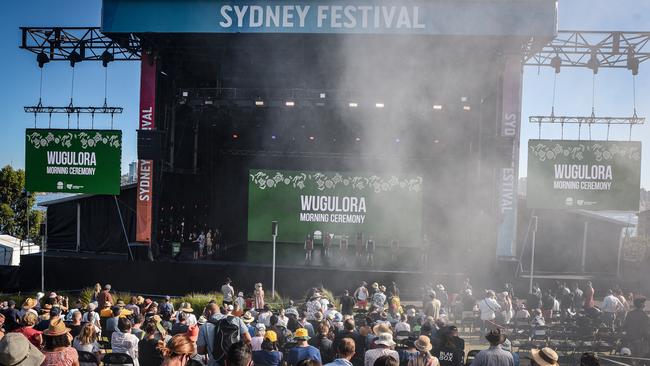 The day will start with the WugulOra Morning Ceremony at Barangaroo Reserve. Picture: NCA NewsWire/Flavio Brancaleone