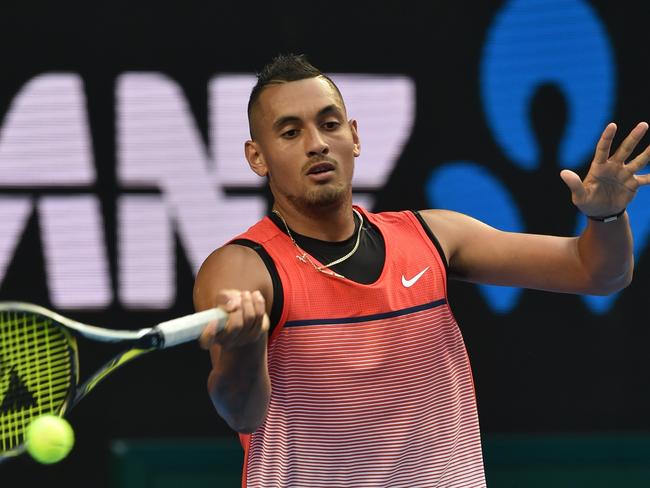 Kyrgios was on song right from the start.