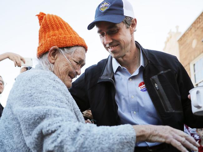 US Texas Senate candidate Beto O'Rourke is in a close race with Ted Cruz. Picture: Getty Images/AFP