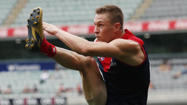 Tom McDonald kicked two goals against the Dockers. Picture: Dylan Burns/AFL Photos via Getty Images