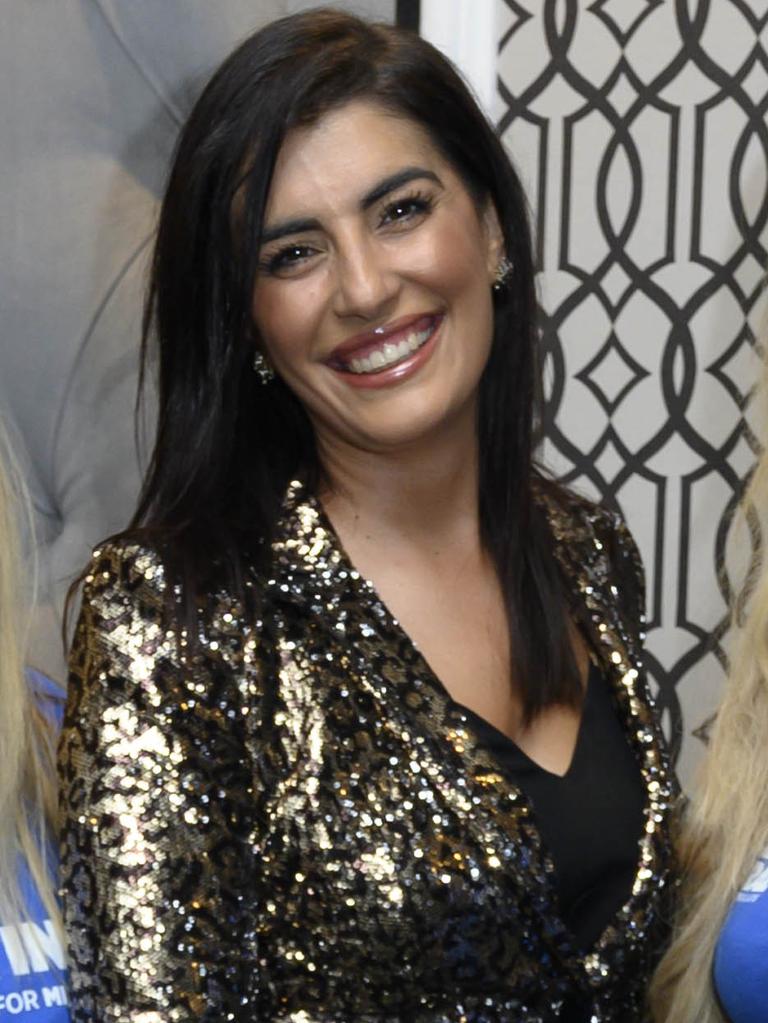 Glamour Sisters of Miranda supporting Eleni. Angelica Petinos, Eleni Petinos, Christie Gavriniotis. Miranda Liberals at their party at Doltone House in Sylvania. Picture's Darren Leigh Roberts